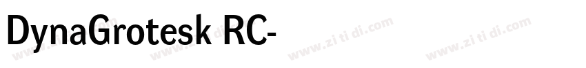 DynaGrotesk RC字体转换